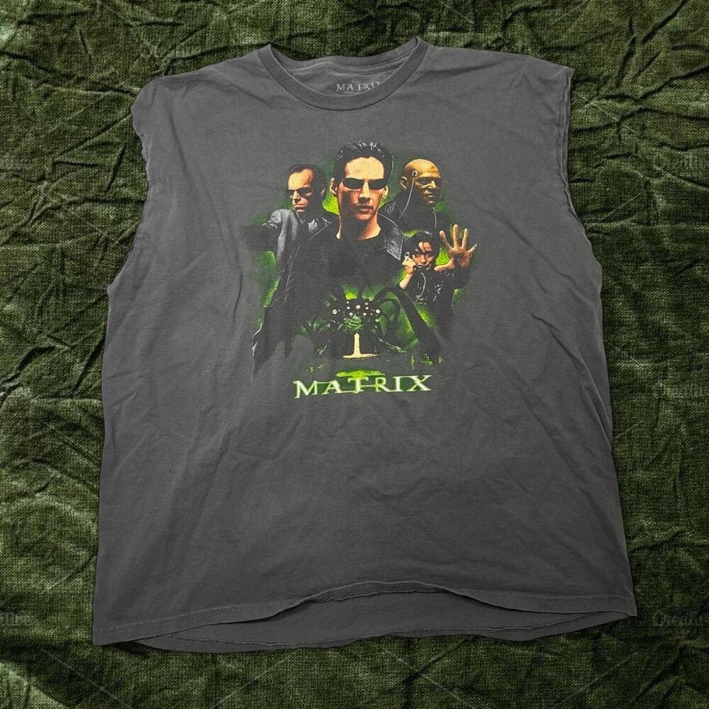 The matrix graphic sleeveless tee